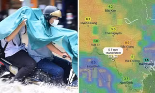 Miền Bắc sắp có mưa dông nhiều ngày, dự báo thời tiết Hà Nội giảm nhiệt mạnh