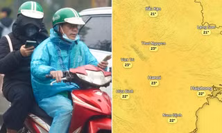 Không khí lạnh tăng cường: Ngày mai Hà Nội có thể mưa, trời có rét hơn không?