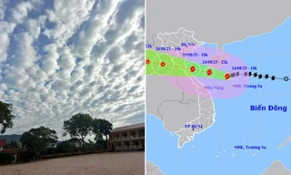 Mây vảy cá trên bầu trời Nghệ An có thể báo hiệu gì mà gọi là “mây cảnh báo”?