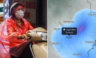 Ngày mai miền Bắc bắt đầu mưa, Hà Nội mưa từ lúc nào và giảm bao nhiêu độ?