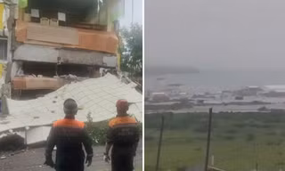 Video đầu tiên về sóng thần sau động đất ngoài khơi Nga, cảnh báo còn dư chấn