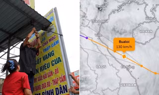 Bão Bualoi gây rủi ro thiên tai cấp 4 trên đất liền khu vực nào nước ta? 