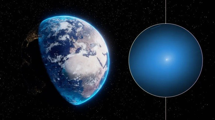 Vật thể liên sao 3I/ATLAS (ảnh phóng to bên phải) sắp tiến đến điểm gần Trái Đất nhất - Ảnh: NASA/STScI