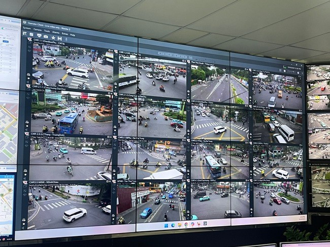 Camera AI được lắp đặt ở trung tâm TP HCM.