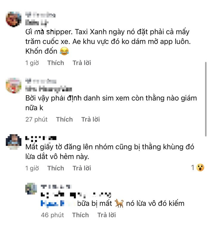 Rất nhiều bình luận trên mạng xã hội đều khẳng định từng là nạn nhân bị lừa đảo đặt hàng vào trong con hẻm này