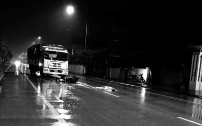 Hiện trường vụ tai nạn khiến 2 người tử vong. Nguồn: MXH