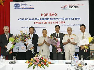Lễ họp báo khai mạc giải golf vì trẻ em Việt Nam