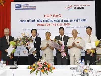 Lễ họp báo khai mạc giải golf vì trẻ em Việt Nam