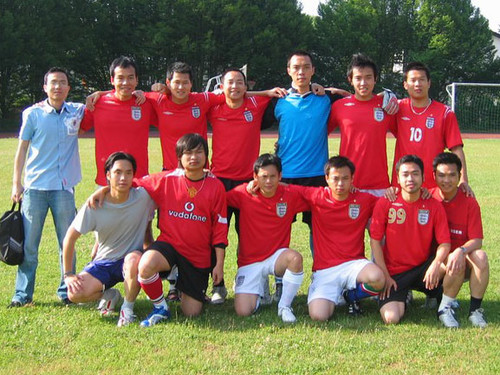 Đội bóng sinh viên Việt Nam đến từ nước Anh. Ảnh: Việt Dũng Đội bóng sinh viên Việt Nam đến từ nước Anh. Ảnh: Việt Dũng