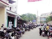 Công nhân Cty may Việt Woowon đặt tại Việt Trì (Phú Thọ) đình công đòi quyền lợi (ảnh tư liệu)