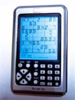 Trò Sudoku được chơi trên máy.Ảnh: SGTT