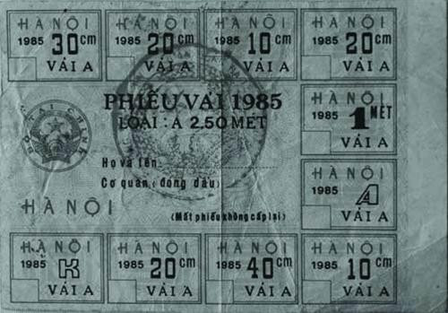 Phiếu vải năm 1985