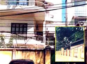 Dây điện giăng mắc