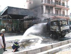 Hiện trường vụ hoả hoạn Hiện trường vụ hoả hoạn