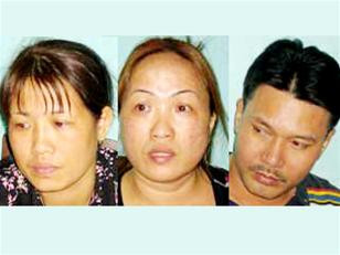 Các đối tượng trong vụ án