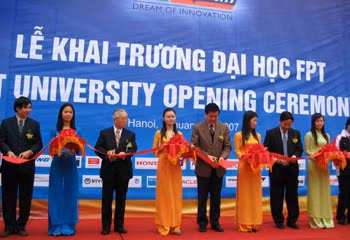 Lễ khai trương Đại học FPT được tổ chức sáng nay, 13/1.
