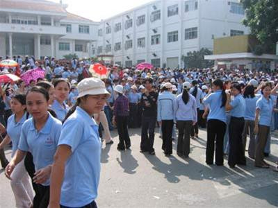 Vụ đình công tại Công ty Freedend được coi là có số lượng công nhân tham gia lớn nhất từ trước đến nay tại TP.HCM.