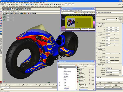 Các phần mềm của Autodesk đã được sử dụng tại khắp các kênh cung cấp phim kỹ thuật số, từ hình ảnh hóa và kỹ thuật điện ảnh ảo đến sản xuất phim hoạt hình.