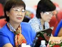Bà Đinh Thị Mỹ Loan, P.Chủ tịch kiêm Tổng thư ký Hiệp hội các nhà bán lẻ VN