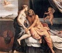 Nữ thần Hera với thần Zeus. Nữ thần Hera với thần Zeus.