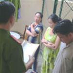 Ba trong số 6 đối tượng trong đường dây buôn bán trẻ sơ sinh qua biên giới tại cơ quan công an