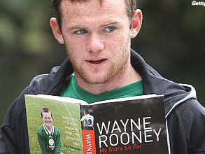 Rooney trong ngày ra mắt cuốn tự truyện