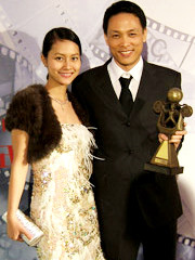 Vợ chồng Hải - Yến tại LHP Châu Á Thái Bình Dương. Vợ chồng Hải - Yến tại LHP Châu Á Thái Bình Dương.