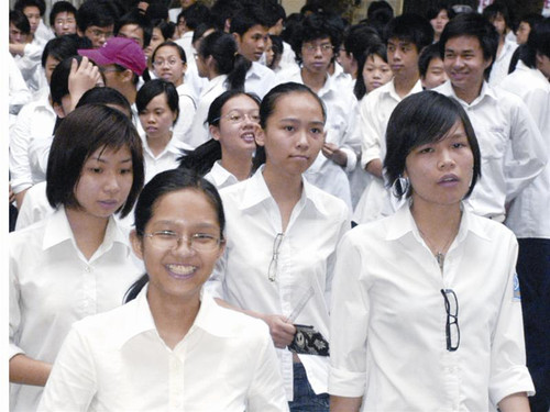 Học sinh Thủ đô Hà Nội Ảnh: Phạm Yên