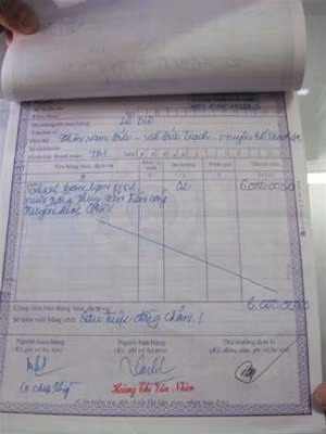 Hoá đơn GTGT thu tiền ông Dư của Đài PT – TH Quảng Bình