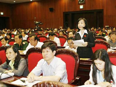 Đại biểu phát biểu tại phiên thảo luận