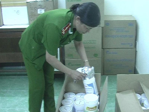 Số sữa giả bị thu giữ