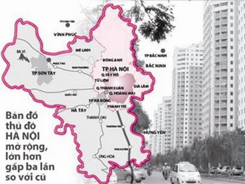 Người dân cả nước mong đợi Thủ đô ngày càng đẹp hơn sau khi mở rộng - Ảnh: Tuổi Trẻ