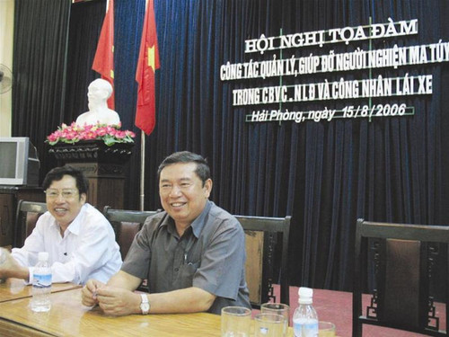 Phó GĐ Sở LĐ và TB Hải Phòng chủ trì hội nghị. Ảnh: Đức Nam