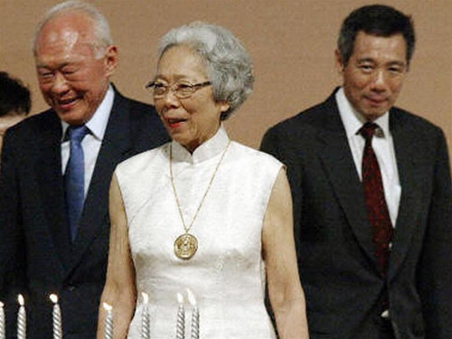 Thủ tướng Lý Hiển Long và cha mẹ