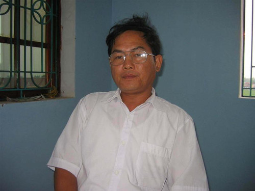 Ông Đặng Văn Ngọc, Chủ tịch UBND xã Hợp Châu, Tam Đảo.