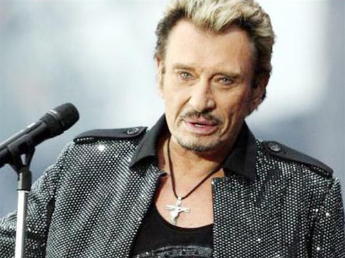 Johnny Hallyday trên sân khấu Paris hồi tháng bảy - Ảnh: Nordeclair