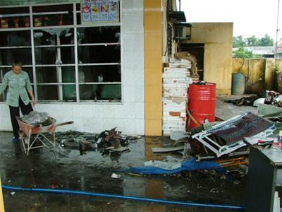 Hiện trường vụ cháy