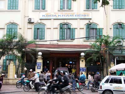 Khoa khám bệnh của Bệnh viện Xanh-Pôn. Ảnh: VietNamNet. Khoa khám bệnh của Bệnh viện Xanh-Pôn. Ảnh: VietNamNet.