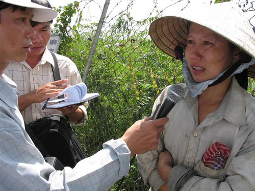 Chị Huỳnh Thị Thủy. Ảnh: Sáu Nghệ Chị Huỳnh Thị Thủy. Ảnh: Sáu Nghệ