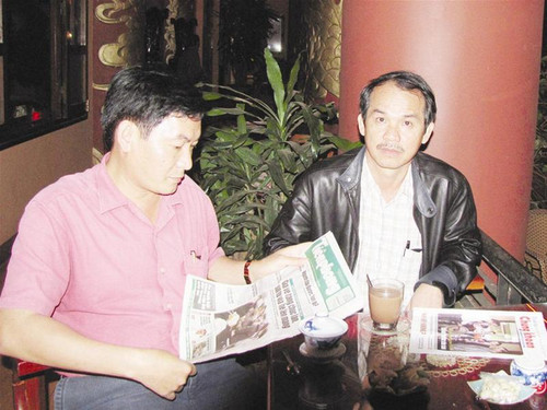 Ông Đoàn Nguyên Đức tiếp phóng viên chiều 26/12