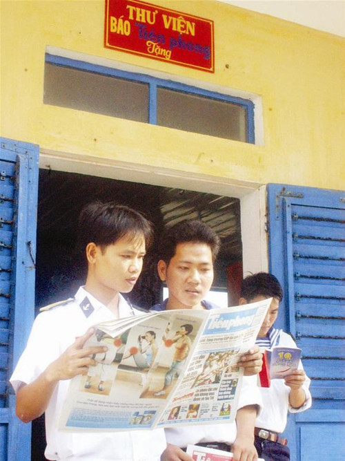 Báo Tiền phong với người lính trẻ