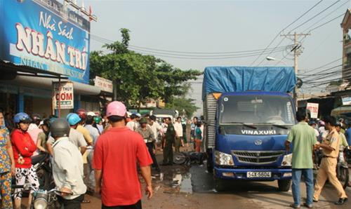 Hiện trường vụ tai nạn