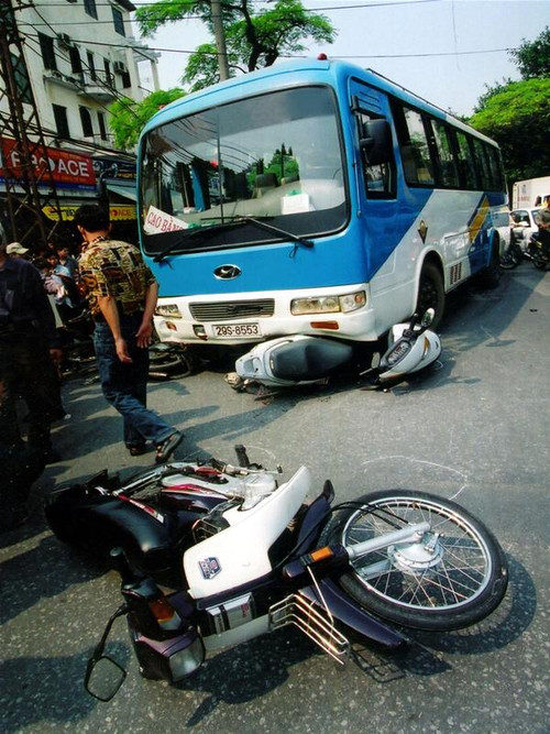 Hiện trường một vụ TNGT