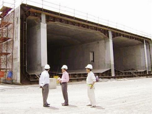 Các đốt hầm Thủ Thiêm Ảnh: Ngọc Ẩn (Tuổi trẻ)