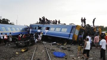 Hiện trường của vụ tai nạn. Ảnh: Reuters Hiện trường của vụ tai nạn. Ảnh: Reuters