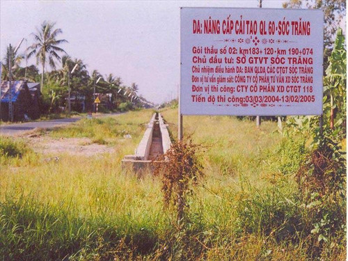 Quốc lộ 60 sau gần 1 năm khởi công nâng cấp