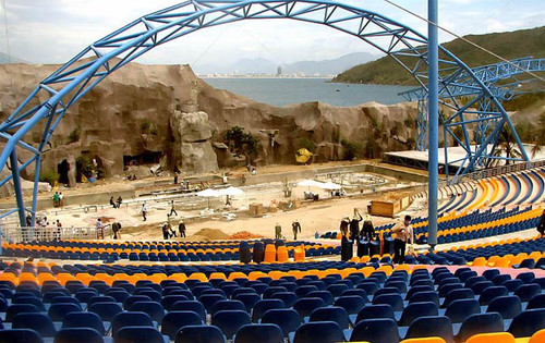 Nhà hát Vinpearl đang được hoàn thiện Nhà hát Vinpearl đang được hoàn thiện