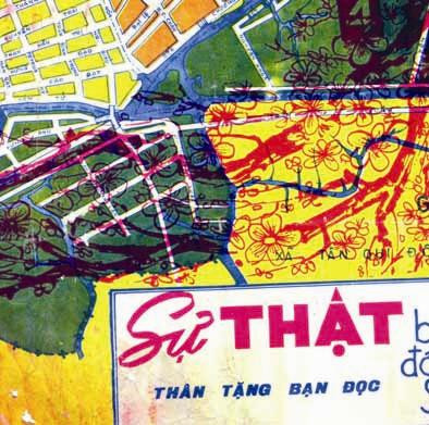 Tấm bản đồ của má Sáu (ảnh phải) Tấm bản đồ của má Sáu (ảnh phải)