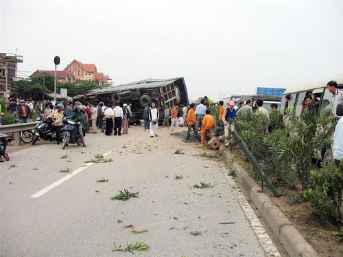 Chiếc xe 29Z-3609 chắn ngang đường