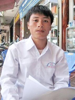 Thủ khoa Lê Đình Hưng - Ảnh: Lưu Trang